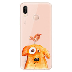 Silikonové pouzdro iSaprio - Huawei P20 Lite - Dog And Bird