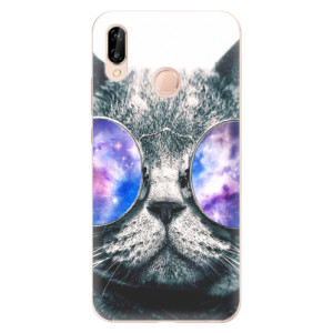 Silikonové pouzdro iSaprio - Huawei P20 Lite - Galaxy Cat