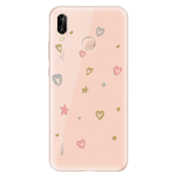 Silikonové odolné pouzdro iSaprio Lovely Pattern na mobil Huawei P20 Lite (Silikonový odolný kryt, obal, pouzdro iSaprio Lovely Pattern na mobil Huawei P20 Lite)