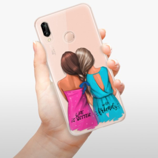 Silikonové pouzdro iSaprio - Huawei P20 Lite - Best Friends