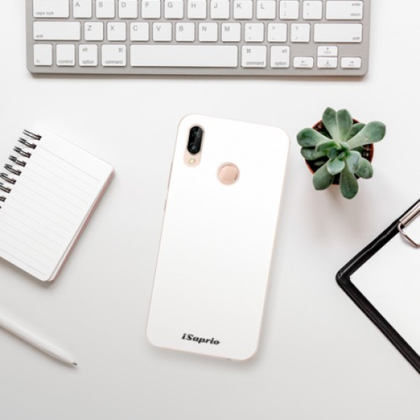 Silikonové pouzdro iSaprio - Huawei P20 Lite - 4Pure bílé