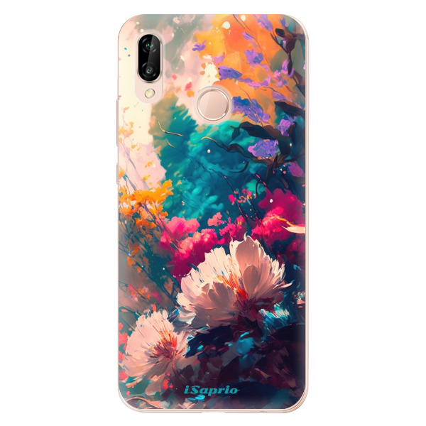 Odolné silikonové pouzdro iSaprio - Flower Design - Huawei P20 Lite