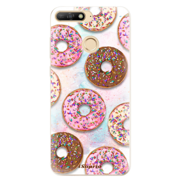 Silikonové odolné pouzdro iSaprio Donuts 11 na mobil Huawei Y6 Prime 2018 (Silikonový odolný kryt, obal, pouzdro iSaprio Donuts 11 na mobil Huawei Y6 Prime (2018))