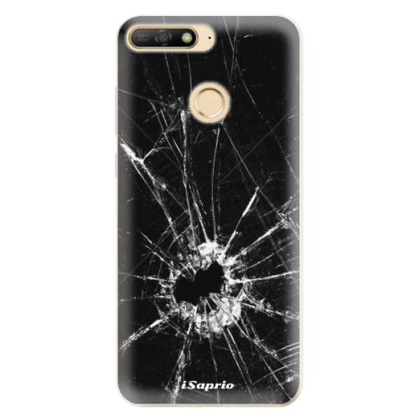 Silikonové odolné pouzdro iSaprio Broken Glass 10 na mobil Huawei Y6 Prime 2018 (Silikonový odolný kryt, obal, pouzdro iSaprio Broken Glass 10 na mobil Huawei Y6 Prime (2018))
