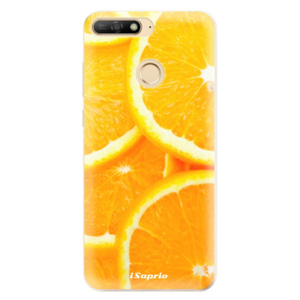 Odolné silikonové pouzdro iSaprio - Orange 10 - Huawei Y6 Prime 2018