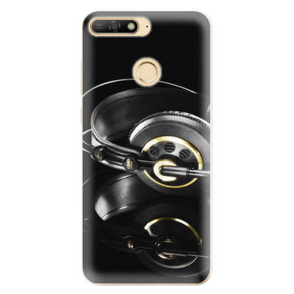 Odolné silikonové pouzdro iSaprio - Headphones 02 - Huawei Y6 Prime 2018