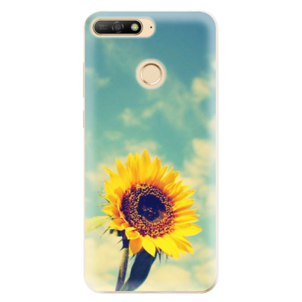 Silikonové odolné pouzdro iSaprio Sunflower 01 na mobil Huawei Y6 Prime 2018 (Silikonový odolný kryt, obal, pouzdro iSaprio Sunflower 01 na mobil Huawei Y6 Prime (2018))