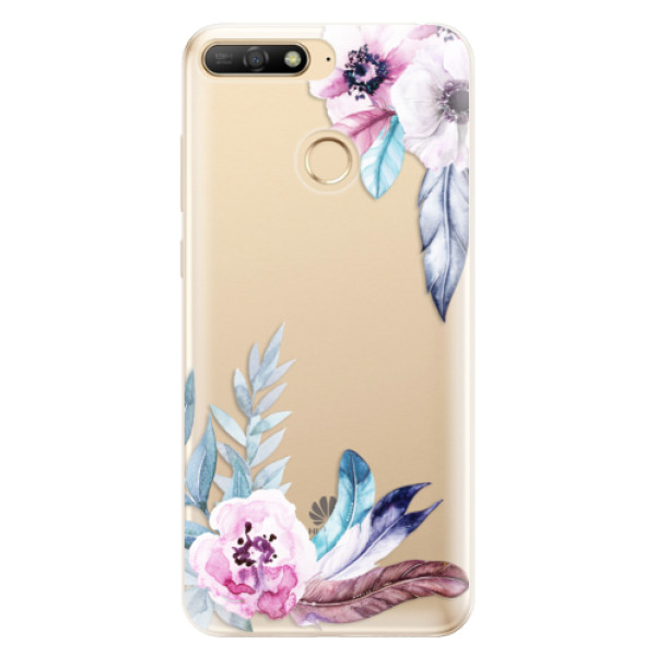 Silikonové odolné pouzdro iSaprio Flower Pattern 04 na mobil Huawei Y6 Prime 2018 (Silikonový odolný kryt, obal, pouzdro iSaprio Flower Pattern 04 na mobil Huawei Y6 Prime (2018))