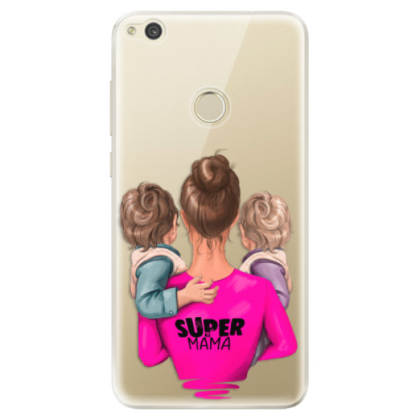 Odolné silikonové pouzdro iSaprio - Super Mama - Two Boys - Huawei P9 Lite 2017