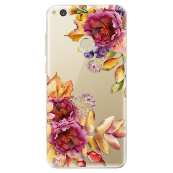 Silikonové odolné pouzdro iSaprio Fall Flowers na mobil Huawei P9 Lite 2017 (Silikonový odolný kryt, obal, pouzdro iSaprio Fall Flowers na mobil Huawei P9 Lite (2017))