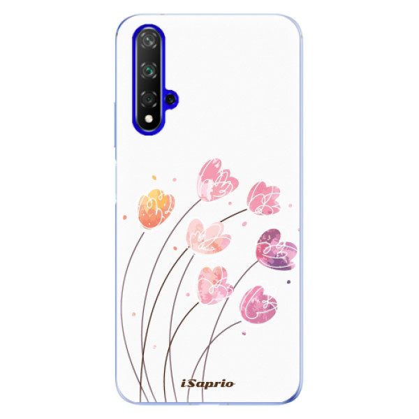 Odolné silikonové pouzdro iSaprio - Flowers 14 - Huawei Honor 20