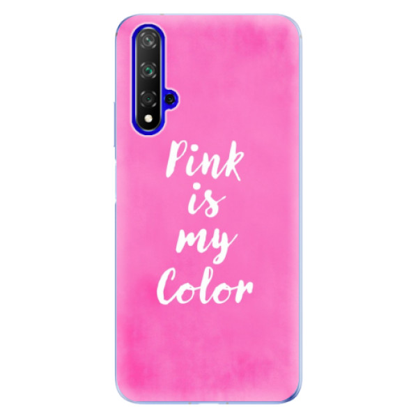 Odolné silikonové pouzdro iSaprio - Pink is my color - Huawei Honor 20