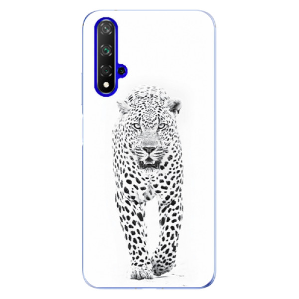 Odolné silikonové pouzdro iSaprio - White Jaguar - Huawei Honor 20