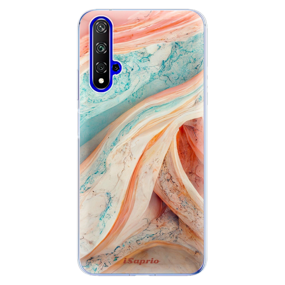 Odolné silikonové pouzdro iSaprio - Orange and Blue - Huawei Honor 20