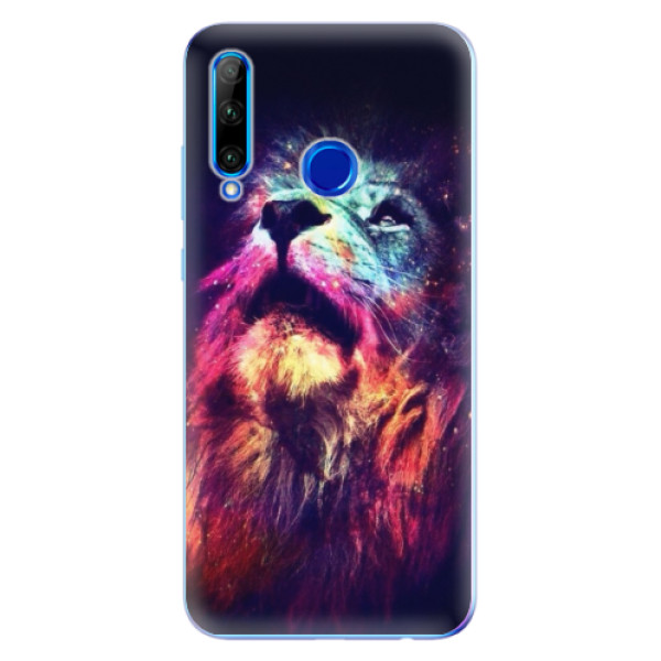 Odolné silikonové pouzdro iSaprio - Lion in Colors - Huawei Honor 20 Lite
