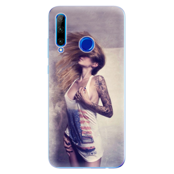 Odolné silikonové pouzdro iSaprio - Girl 01 - Huawei Honor 20 Lite