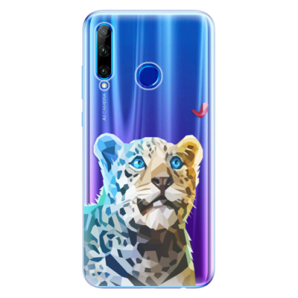 Odolné silikonové pouzdro iSaprio - Leopard With Butterfly - Huawei Honor 20 Lite