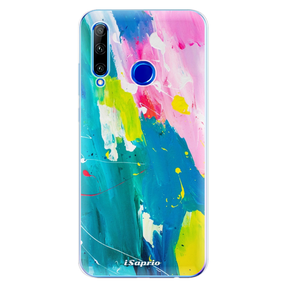 Odolné silikonové pouzdro iSaprio - Abstract Paint 04 - Huawei Honor 20 Lite
