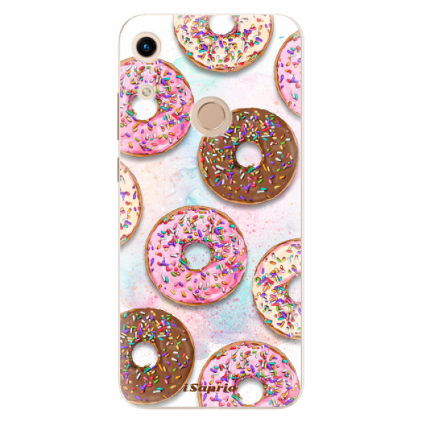 Silikonové odolné pouzdro iSaprio Donuts 11 na mobil Honor 8A (Silikonový odolný kryt, obal, pouzdro iSaprio Donuts 11 na mobil Huawei Honor 8A)