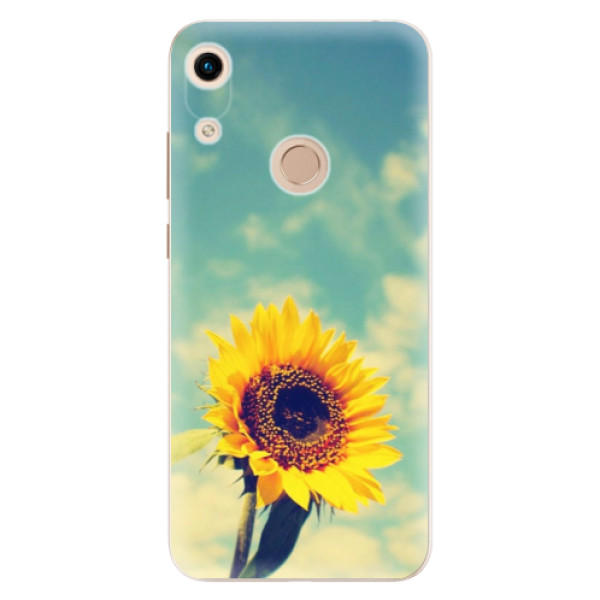 Silikonové odolné pouzdro iSaprio Sunflower 01 na mobil Honor 8A (Silikonový odolný kryt, obal, pouzdro iSaprio Sunflower 01 na mobil Huawei Honor 8A)