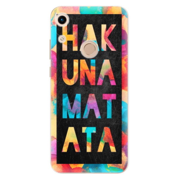 Silikonové odolné pouzdro iSaprio Hakuna Matata 01 na mobil Honor 8A (Silikonový odolný kryt, obal, pouzdro iSaprio Hakuna Matata 01 na mobil Huawei Honor 8A)