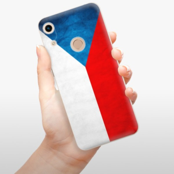 Silikonové pouzdro iSaprio - Honor 8A - Czech Flag