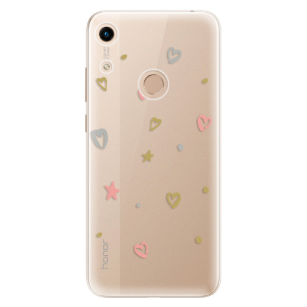 Silikonové odolné pouzdro iSaprio Lovely Pattern na mobil Honor 8A (Silikonový odolný kryt, obal, pouzdro iSaprio Lovely Pattern na mobil Huawei Honor 8A)