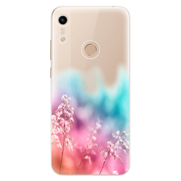 Silikonové odolné pouzdro iSaprio Rainbow Grass na mobil Honor 8A (Silikonový odolný kryt, obal, pouzdro iSaprio Rainbow Grass na mobil Huawei Honor 8A)