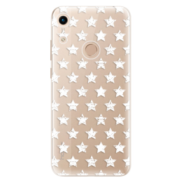 Odolné silikonové pouzdro iSaprio - Stars Pattern - white - Huawei Honor 8A