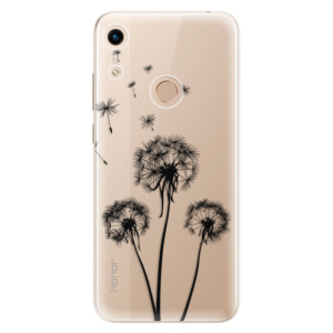 Silikonové pouzdro iSaprio - Honor 8A - Three Dandelions black