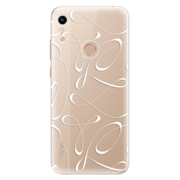 Silikonové odolné pouzdro iSaprio Fancy white na mobil Honor 8A (Silikonový odolný kryt, obal, pouzdro iSaprio Fancy white na mobil Huawei Honor 8A)