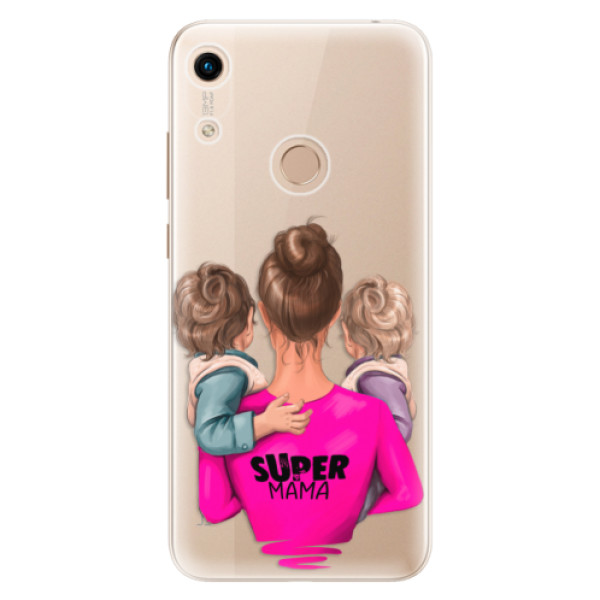 Odolné silikonové pouzdro iSaprio - Super Mama - Two Boys - Huawei Honor 8A