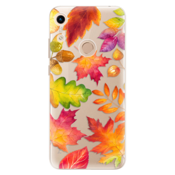 Silikonové odolné pouzdro iSaprio Autumn Leaves 01 na mobil Honor 8A (Silikonový odolný kryt, obal, pouzdro iSaprio Autumn Leaves 01 na mobil Huawei Honor 8A)