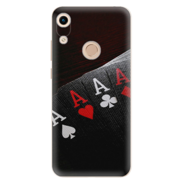 Odolné silikonové pouzdro iSaprio - Poker - Huawei Honor 8A
