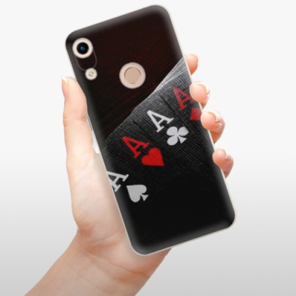 Silikonové pouzdro iSaprio - Honor 8A - Poker