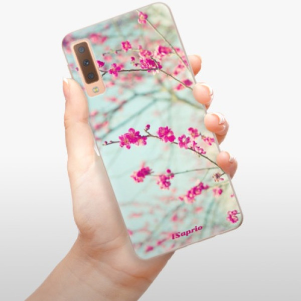 Silikonové pouzdro iSaprio - Samsung Galaxy A7 (2018) - Blossom 01