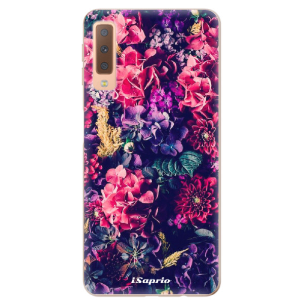 Silikonové odolné pouzdro iSaprio Flowers 10 na mobil Samsung Galaxy A7 (2018) (Silikonový odolný kryt, obal, pouzdro iSaprio Flowers 10 na mobil Samsung Galaxy A7 2018)