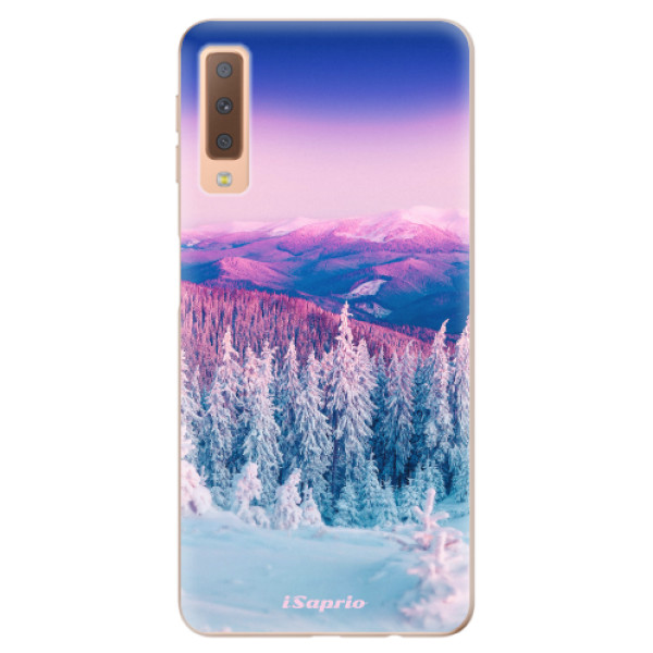 Silikonové odolné pouzdro iSaprio Winter 01 na mobil Samsung Galaxy A7 (2018) (Silikonový odolný kryt, obal, pouzdro iSaprio Winter 01 na mobil Samsung Galaxy A7 2018)