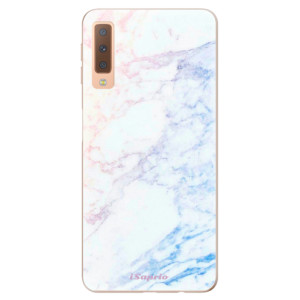 Silikonové pouzdro iSaprio - Samsung Galaxy A7 (2018) - Raibow Marble 10