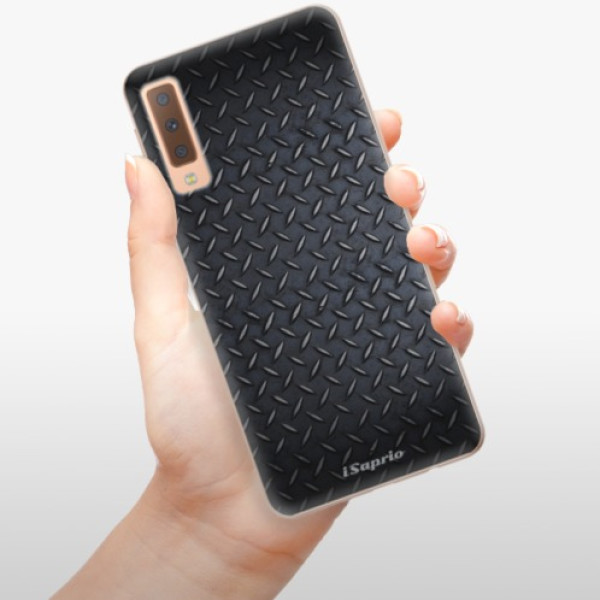 Silikonové pouzdro iSaprio - Samsung Galaxy A7 (2018) - Metal 01