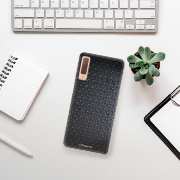 Silikonové pouzdro iSaprio - Samsung Galaxy A7 (2018) - Metal 01