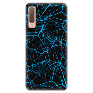 Silikonové pouzdro iSaprio - Samsung Galaxy A7 (2018) - Abstract Outlines 12