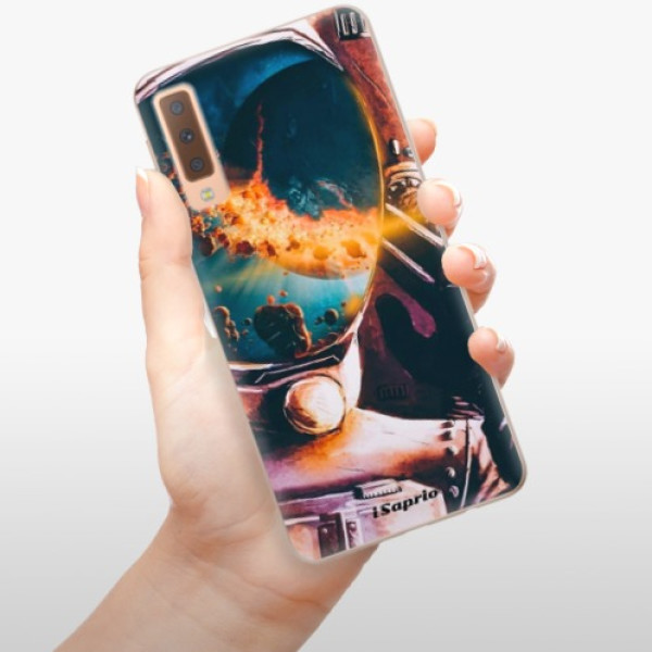 Silikonové pouzdro iSaprio - Samsung Galaxy A7 (2018) - Astronaut 01
