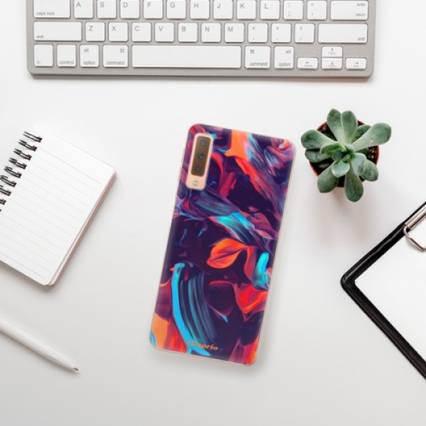 Silikonové pouzdro iSaprio - Samsung Galaxy A7 (2018) - Color Marble 19