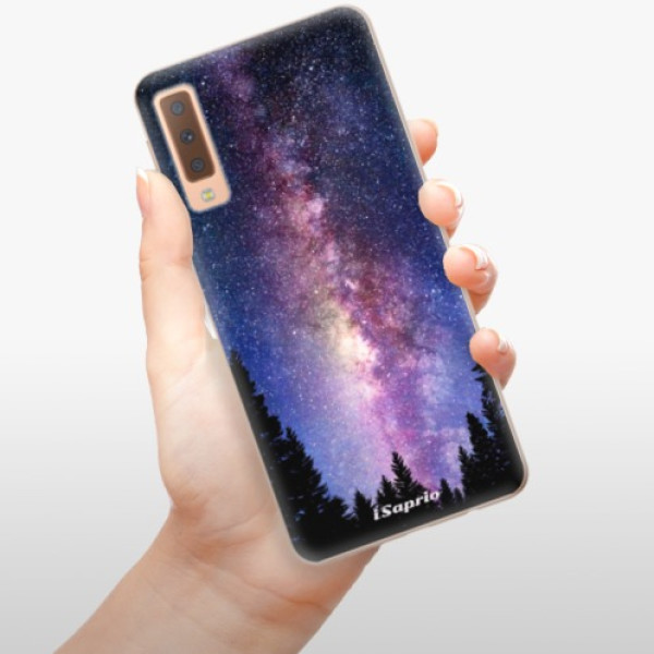 Silikonové pouzdro iSaprio - Samsung Galaxy A7 (2018) - Milky Way 11