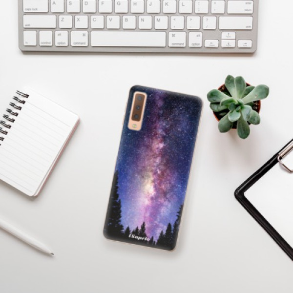 Silikonové pouzdro iSaprio - Samsung Galaxy A7 (2018) - Milky Way 11