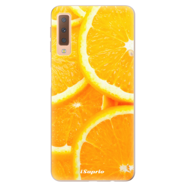 Odolné silikonové pouzdro iSaprio - Orange 10 - Samsung Galaxy A7 (2018)