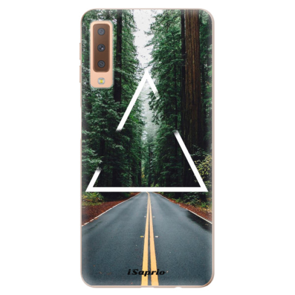 Odolné silikonové pouzdro iSaprio - Triangle 01 - Samsung Galaxy A7 (2018)
