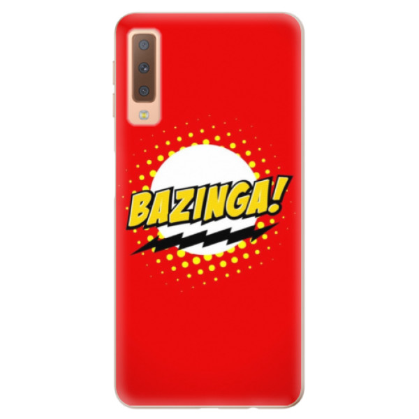 Silikonové odolné pouzdro iSaprio Bazinga 01 na mobil Samsung Galaxy A7 (2018) (Silikonový odolný kryt, obal, pouzdro iSaprio Bazinga 01 na mobil Samsung Galaxy A7 2018)