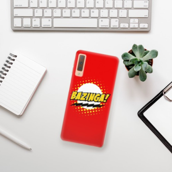 Silikonové pouzdro iSaprio - Samsung Galaxy A7 (2018) - Bazinga 01